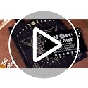 Gothic Gift Set for Women - Witch Mug Necklace Canvas & Blanket - 5 Pieces