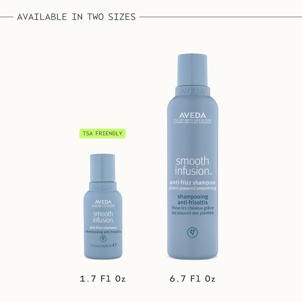 Aveda Smooth Infusion Anti-Frizz Shampoo - Frizz Control & Humidity Protection | Silicone Free for Medium & Thick Hair