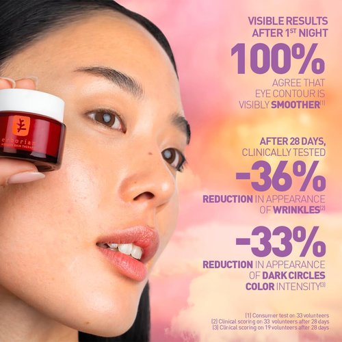 Erborian Skin Therapy Eye Cream - Multi-Perfecting Anti-Aging Formula, Illuminates & De-Puffs, 15mL