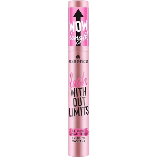 **Essence Lash Without Limits Mascara - Extreme Lengthening & Volume, Extra Black | Vegan & Cruelty-Free**