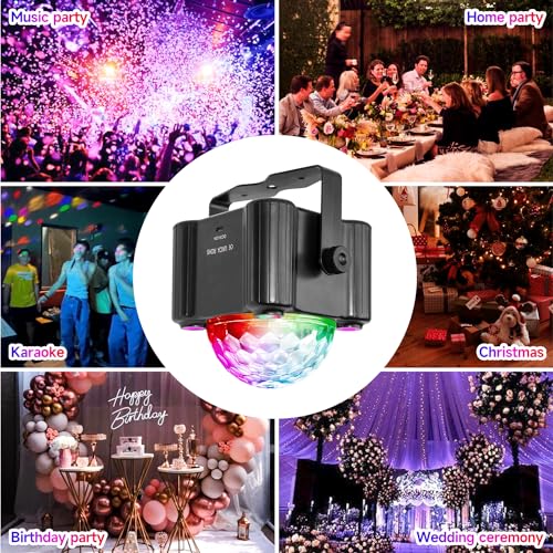 Disco Ball Party Lights - Sound Activated LED Stage & Club Lighting