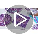 Purple Spider 5th Birthday Party Supplies Set for Kids - Serves 24, Includes Plates, Napkins, Forks