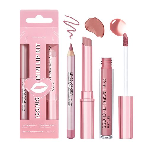 Regine Switzerland Matte Liquid Lipstick Set - Long Lasting Hydrating Lip Balm & Liner | 3PCS Non-Sticky, Waterproof