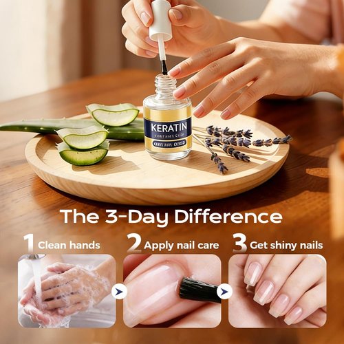 **Keratin Nail Care Oil - 2026 New Moisturizing Cuticle Oil for Fast Hydration | 3PCS Set for Stronger Nails**