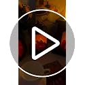 Black Fireplace Lanterns Decorative Small Fake Fireplace Lamp with LED Flame Effect