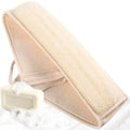 NileCart Back Loofah for Shower - Natural Loofah Back Scrubbers for Shower from Egyptian Loofah for Women & Men - Egyptian Loofah Sponge Back exfoliator. A Natural exfoliating Back Scrubber