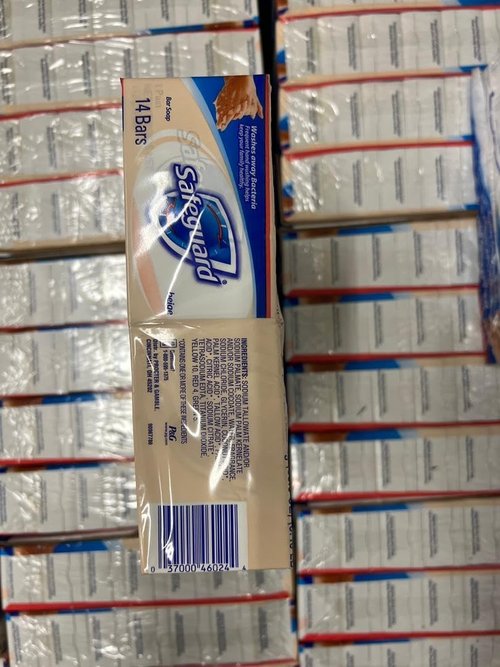 Safeguard 14 bars 4 ounce (113 gram) each beige washes away bacteria antibacterial soap bar