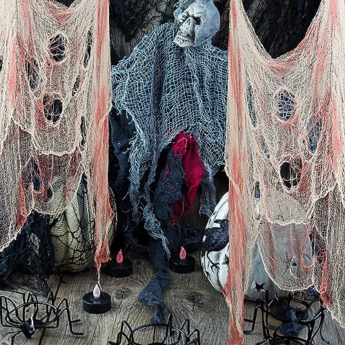 Halloween Creepy Blood Gauze Cloth - Large 511 x 78.7 Inch Spooky Decoration