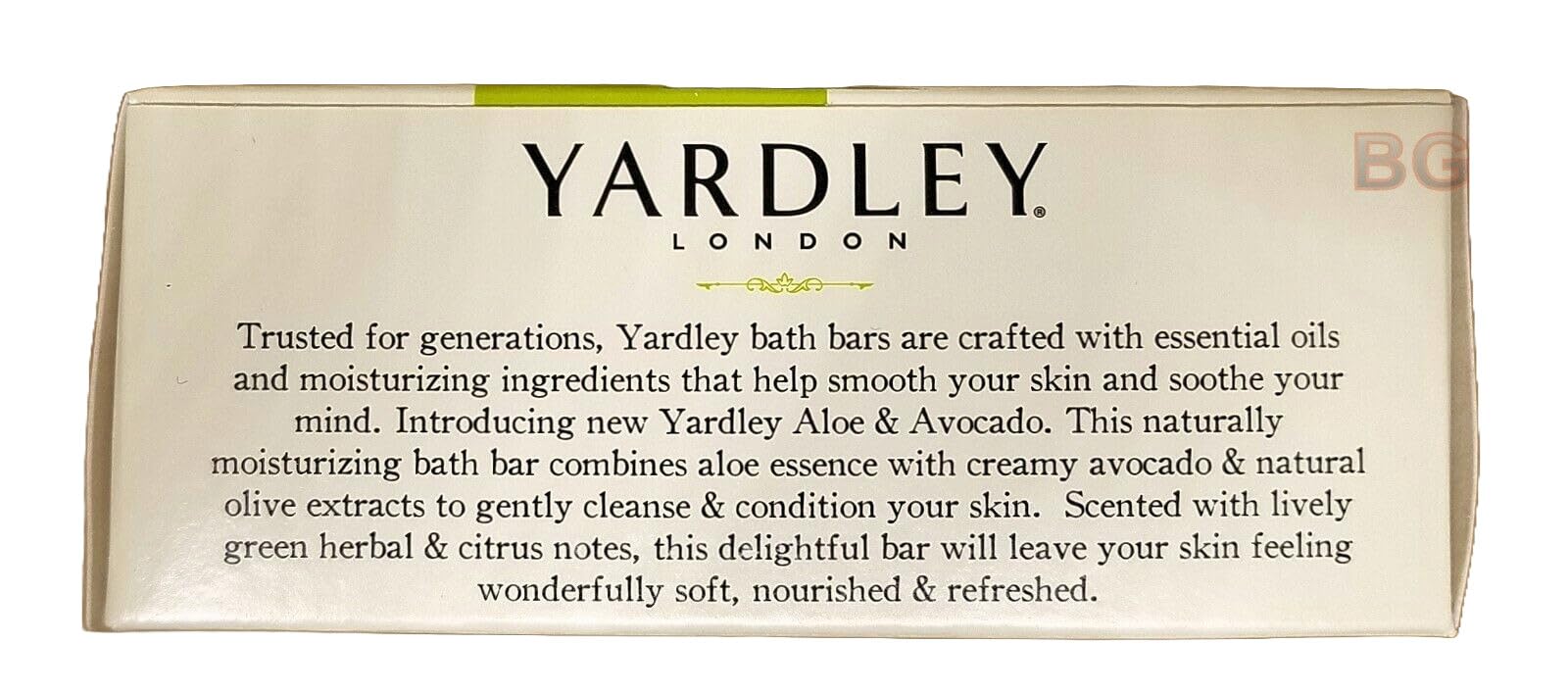 Yardley London Fresh Aloe Bar - Aloe & Avocado - 4.25 oz - 4 ct