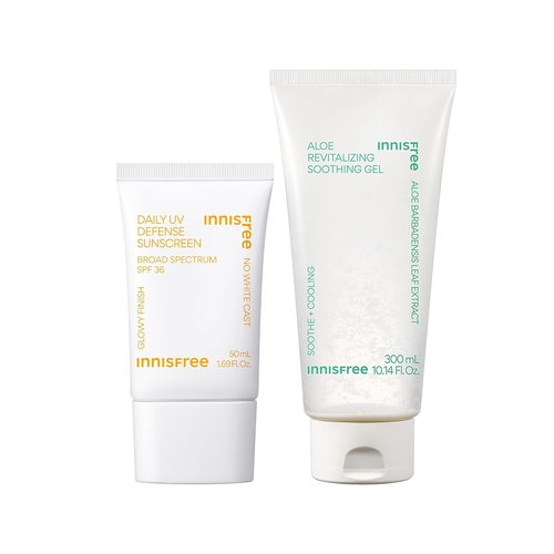 Innisfree Daily UV Defense SPF 36 Face Sunscreen - Invisible Finish, Lightweight & Hydrating, Gift Sets Available