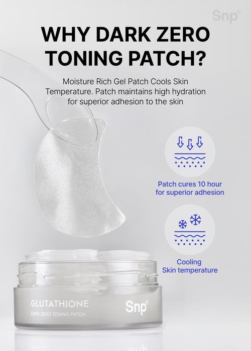 SNP 99% Glutathione + Niacinamide B3 Eye Patch | Nourishing Under Eye Patches for Blemishes and Dark Spots | Under Masks for Puffy Eyes and Dark Circles | Korean Skincare | 60 Patches