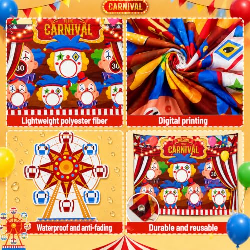 Halloween Circus Trunk or Treat Car Decorations Kit for Outdoor Party
