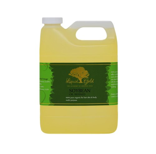 Liquid Gold Inc - 32 oz - Soybean Oil - 100% Pure Natural Premium Organic Soy Cold Pressed