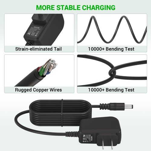 NFGEKT 8V Shaver Charger Compatible with Philips Norelco Multigroom HQ840 3000 Series MG3750 MG3750/50 MG3750/10 MG3750/60 MG3760 MG3760/50 Shaver Power Supply Cord Charger