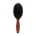 Evo Bradford Boar Bristle Hair Brush - Detangles & Smooths Frizzy, Long, Wavy, Thick, Curly Hair