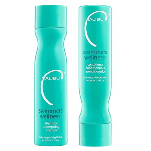 Malibu C Swimmers Shampoo & Conditioner Set - Restorative Hair Care for Chlorine Damage | 9 oz