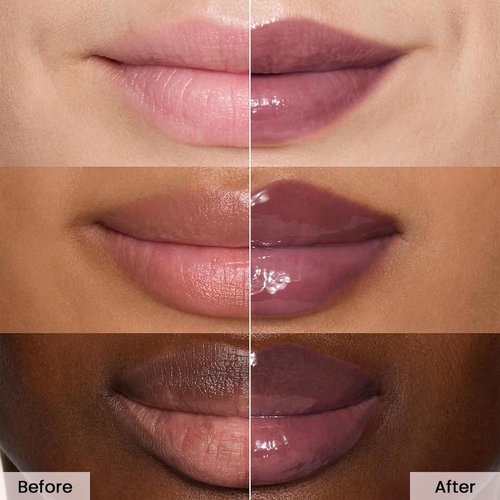 FeiCuiYun Lip Tinted Glowy Balm - Ultra-Hydrating Vegan Lip Serum for Sheer Shine & Softness (Plum)