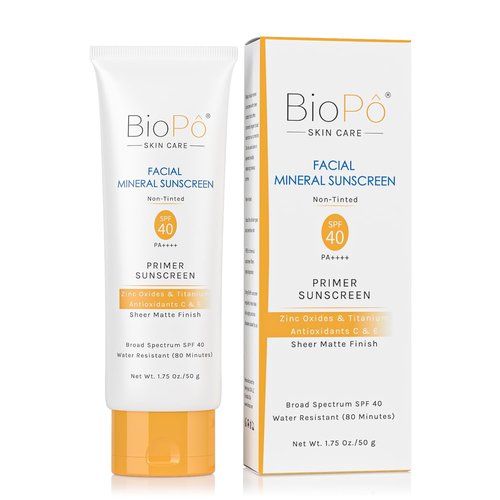 Skiennix Facial Mineral Sunscreen SPF 40 - Lightweight, Oil-Free, Non-Tinted Formula | 1.75 oz