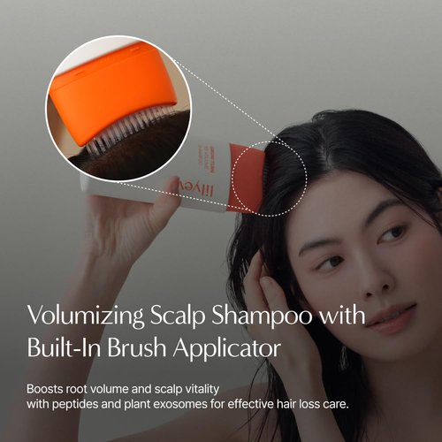 Lilyeve GrowTurn 3D Volume Shampoo - Built-In Brush for Thinning Hair & Fuller Volume | 6.76 Fl Oz