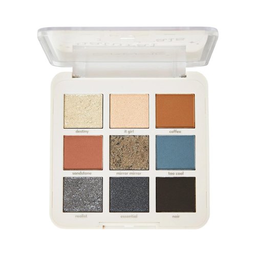 The Crème Shop Natural Neutrals Eyeshadow Palette - 9 Highly Pigmented Shimmer & Matte Shades