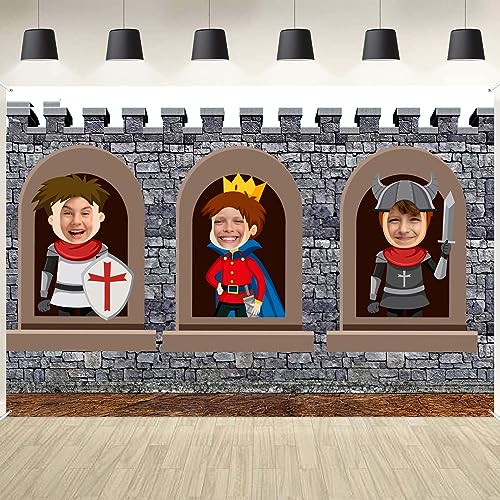 Medieval Castle Entrance Armor Knight Banner for Halloween & Party Decor