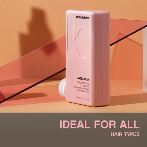 KEVIN.MURPHY ANGEL.WASH - Restorative Colour-Safe Shampoo for Fine Hair - 250 ml / 8.4 fl oz