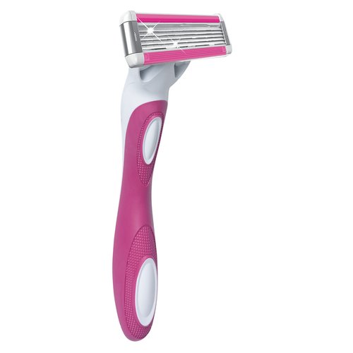 BIC Click 5 Soleil Women's Razor Refills with 5 Flexible Blades and Recyclable Box, Pink, 8 Count
