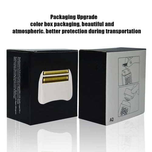3 Packs Pro Shaver Replacement Foil and Cutters Compatible With Andis #17155 & #17150#17200 Shaver Pro Foil