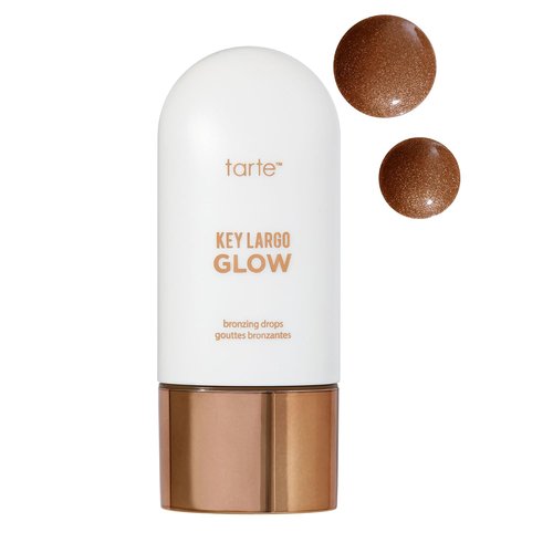 Tarte Key Largo Glow Bronzing Drops - Luminous Serum Bronzer with Vegan Squalane & Vitamin E for Radiant Glow