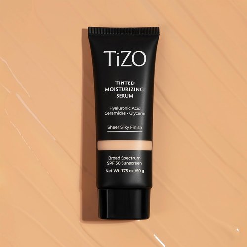 TIZO Tinted Moisturizing Serum - SPF 30 Protection | Light-Medium Shade for Radiant Skin