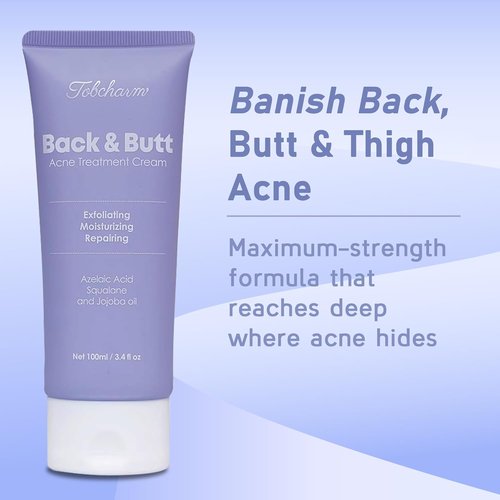 Regine Switzerland Butt Acne Clearing Treatment - Maximum Strength Body Cream for Bacne & Cystic Acne - Unisex Skin Lotion