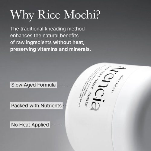 ARENCIA Black Tea Rice Mochi Face Cleanser, 120g, Pore Care, Sebum Control, Oily Skin