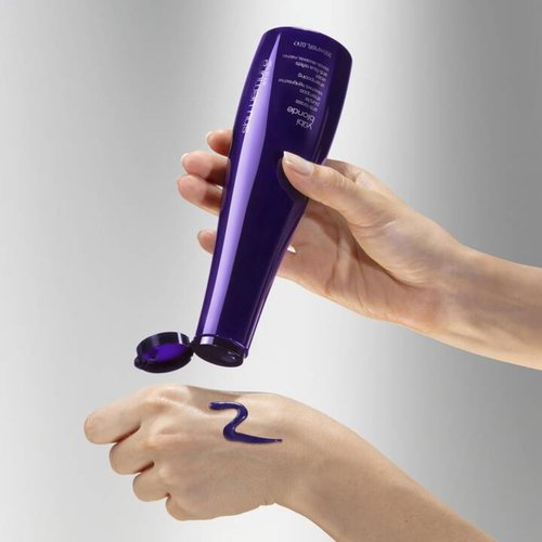 Shu Uemura Art of Hair Yubi Blonde Anti-Brass Purple Shampoo - Color-Corrects Brassiness, Cleanses & Smooths