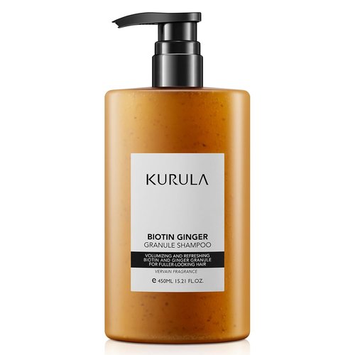 Biotin Ginger Volumizing Shampoo - Lightweight Cleansing for Oily Scalp & Fine Hair | Daily Refreshing Care