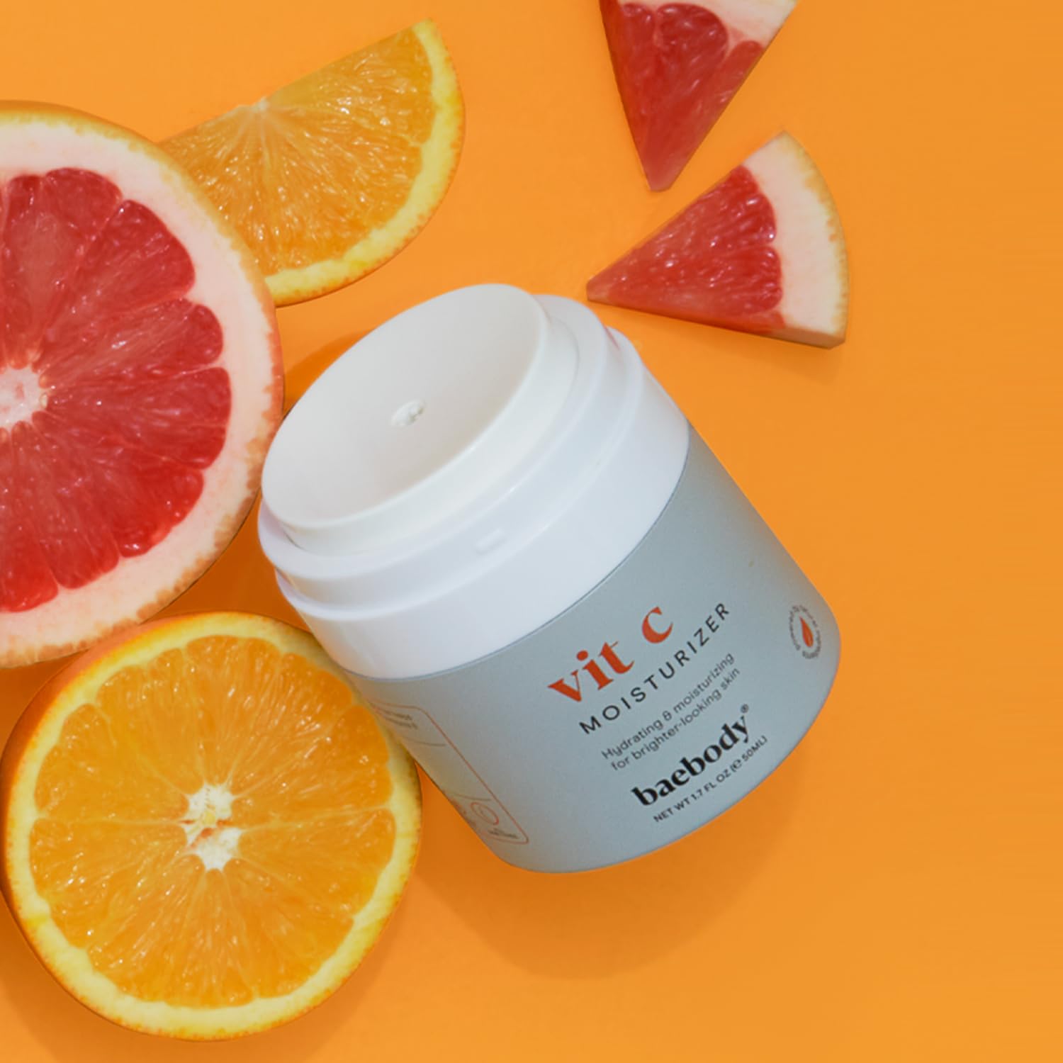 Baebody Vitamin C Face Moisturizer - Brightening Anti-Aging Cream with Jojoba Oil | 1.7 fl oz