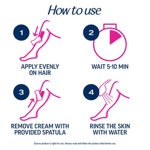 Veet Gel Hair Remover Cream, Sensitive Formula, 13.5 oz (Pack of 4)