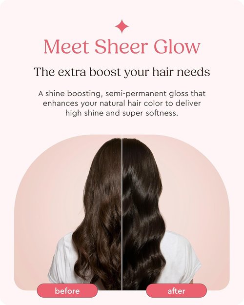 Glaze Supergloss Clear Hair Gloss Mini - Adds Mirror Shine, Smooths & Improves Damaged Hair - 1.7 oz Travel Size
