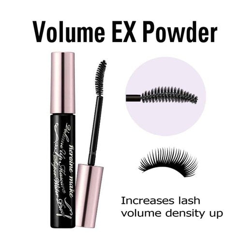 HEROINE MAKE by KISSME Volumizing Waterproof Mascara Volume & Length with Curvy Brush + Smooth Liquid Black Eyeliner, Smudge-free + Gentle Mascara Remover Oil Free, 3 Set