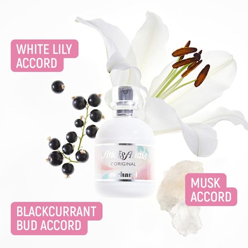 Cacharel Anais Anais Eau de Toilette Spray - Elegant Women's Perfume with Blackcurrant, White Lily & Musk