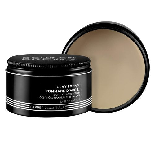 Redken Brews Clay Pomade For Men - High Hold & Matte Finish for Fine to Medium Hair