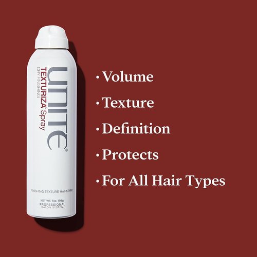 UNITE Hair – Texturizing Spray for Weightless Volume & Medium Hold – UV & Thermal Protection – 7 Oz