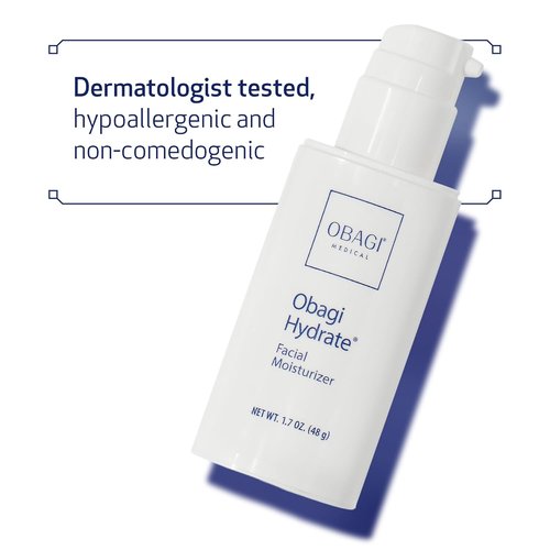 Obagi Hydrate Facial Moisturizer - Non-Comedogenic Hydration with Tara Seed Extract & Shea Butter