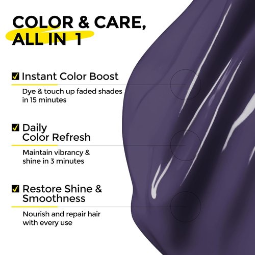 COLORLOMO Semi-Permanent Hair Color - 6 oz Color Depositing Conditioner with Shea Butter & Almond Oil | Vegan & Sulfate-Free Extreme Silver
