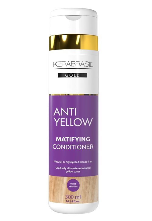 Antiyellow Conditioner - Neutralizes Brassy Tones & Enhances Cool Blonde - Deep Hydration for Color-Treated Hair