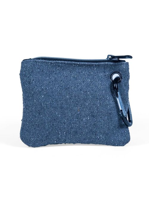Dime Bags Heirloom Padded Travel Pouch with Ring to Attach Keychain, Interior Padding Gear Protection, Multiple Compartments for Safe Packing, 100% Nepali Hemp (5 Inch, Charcoal)