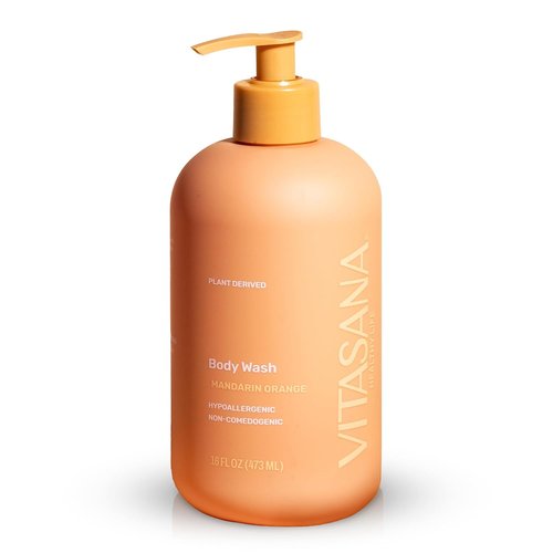 Skiennix Natural Body Wash - Mandarin Orange Scent, 16 oz | Hypoallergenic & EWG Verified, 98.9% Plant-Derived