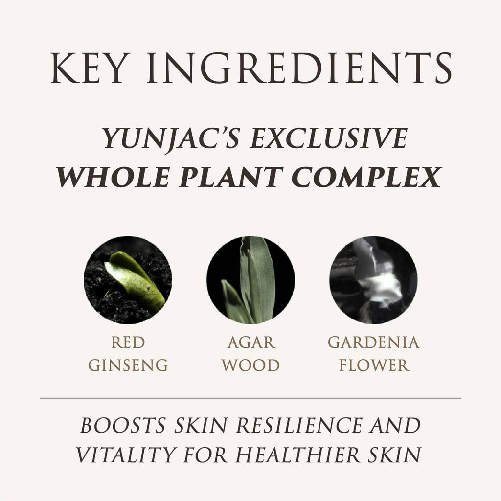 YUNJAC Whole Plant Effect Concentrate(1.35fl oz) - Instant Absorbing Milky texture serum, with squalane, ceramide, fermented ginseng root, for deep hydration, strengthen skin barrier, Korean skin care