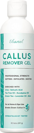 Ebanel Callus Remover Gel - Professional Foot Exfoliator with 20% Urea & Epsom Salt | Cracked Heel Repair
