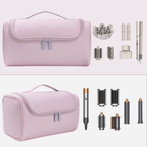 Case For Sharks Flex Style - Travel Case Compatible With Airwrap, PU Storage Bag For Hair Tools, Portable Travel Organizer Airwrap Stylist