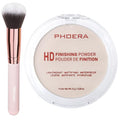 PHOERA Foundation Pressed Face Powder - Silky Soft Focus Setting Powder for Shine-Free Finish | 0.28 Oz (002 Banana)